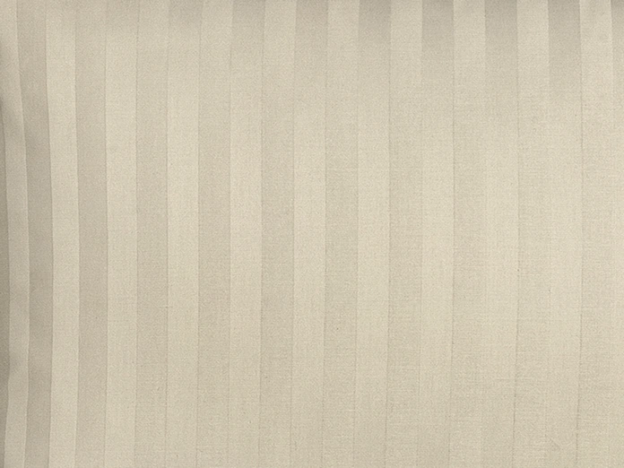 LUSINI Solutions GmbH Rom-Meran Pillow Cover, 100% Mercerized Cotton Damask, 200 TC, 50x70 cm, Beige, Hotel Closure, OEKO-TEX Standard 100