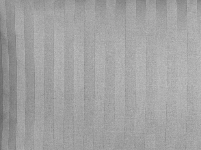 Husa Perna LUSINI Solutions GmbH Rom-Meran, Bumbac Mercerizat 100% Damasc, 65x65 cm, Gri, Model cu Raiasuri Clasice, Închidere Hotel, OEKO-TEX Standard 100