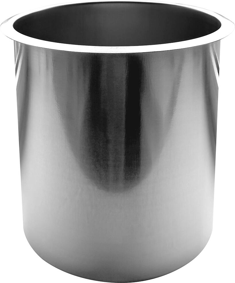 Containere alimentar APS 11916 din otel inoxidabil pentru oale electrice de supa, capacitate 9 litri, 26x24 cm, argintiu, pentru catering si buffet