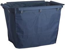 PULSIVA LUSINI Solutions GmbH Hotel laundry bag Aberdare Hotel Wäschesack Aberdare Hotel laundry bag Aberdare; 83x58x65 cm (LxWxH); blue Hotel Wäschesack Aberdare; 83x58x65 cm (LxBxH); blau Waterproof oxford fabric. Laundry bag not washable in washing machine, only hand wash possible. Passender Wäschesack aus wasserdichtem Baumwoll-Oxford-Gewebe. Ersatz-Wäschesack für Wäschewagen Aberdare. Wäschesack nicht in Waschmaschine waschbar, nur Handwäsche möglich.