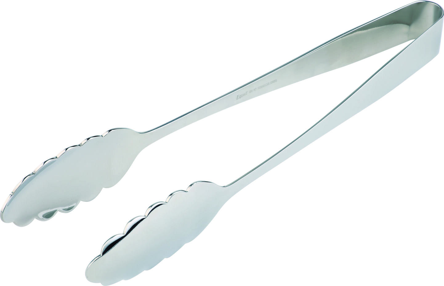 APS Pastry Tongs 75807, 18/8 Stainless Steel, Seamless Construction, 27.5 cm, Silver, Dishwasher Safe for Buffet and Gastronomy