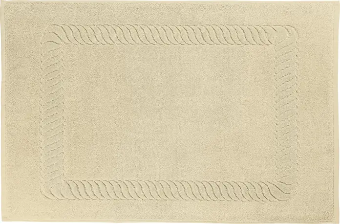 Covor baie ERWIN M. Bermuda 2.0, 100% bumbac terry, 50x70 cm, bej, calitate hoteliera absorbant, OEKO-TEX Standard 100