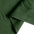 ERWIN M. Bermuda 2.0 Bath Mat, 100% Cotton Terry Towelling, 50x70 cm, Dark Olive, Absorbent Professional Hotel Quality, OEKO-TEX Standard 100