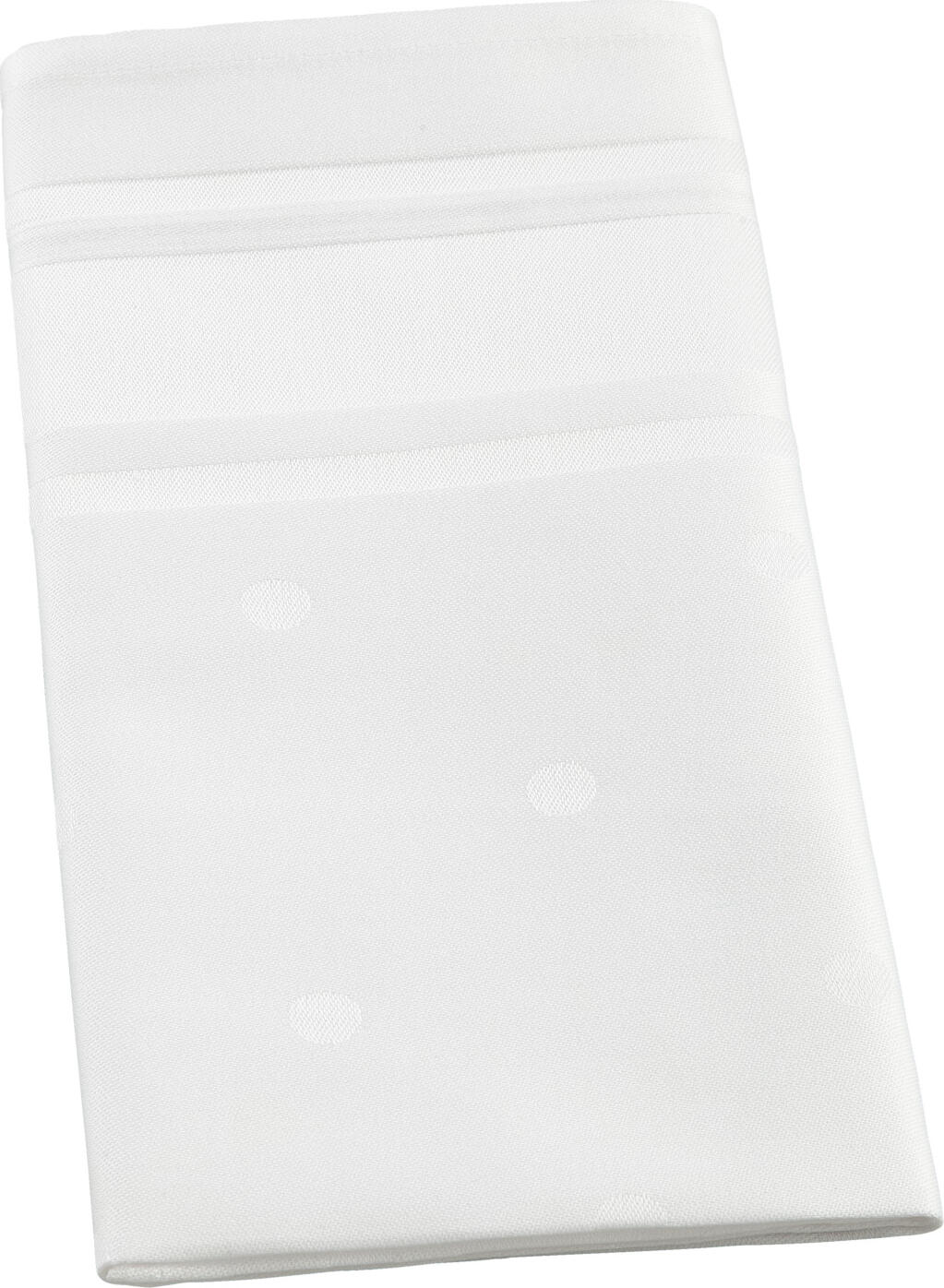 Serviete Textile LUSINI Solutions GmbH Saphir, 100% Bumbac Damasc, 50x50 cm, Alb Pur, Mercerizate si Rezistente la Fierbere, Set de 6 piese