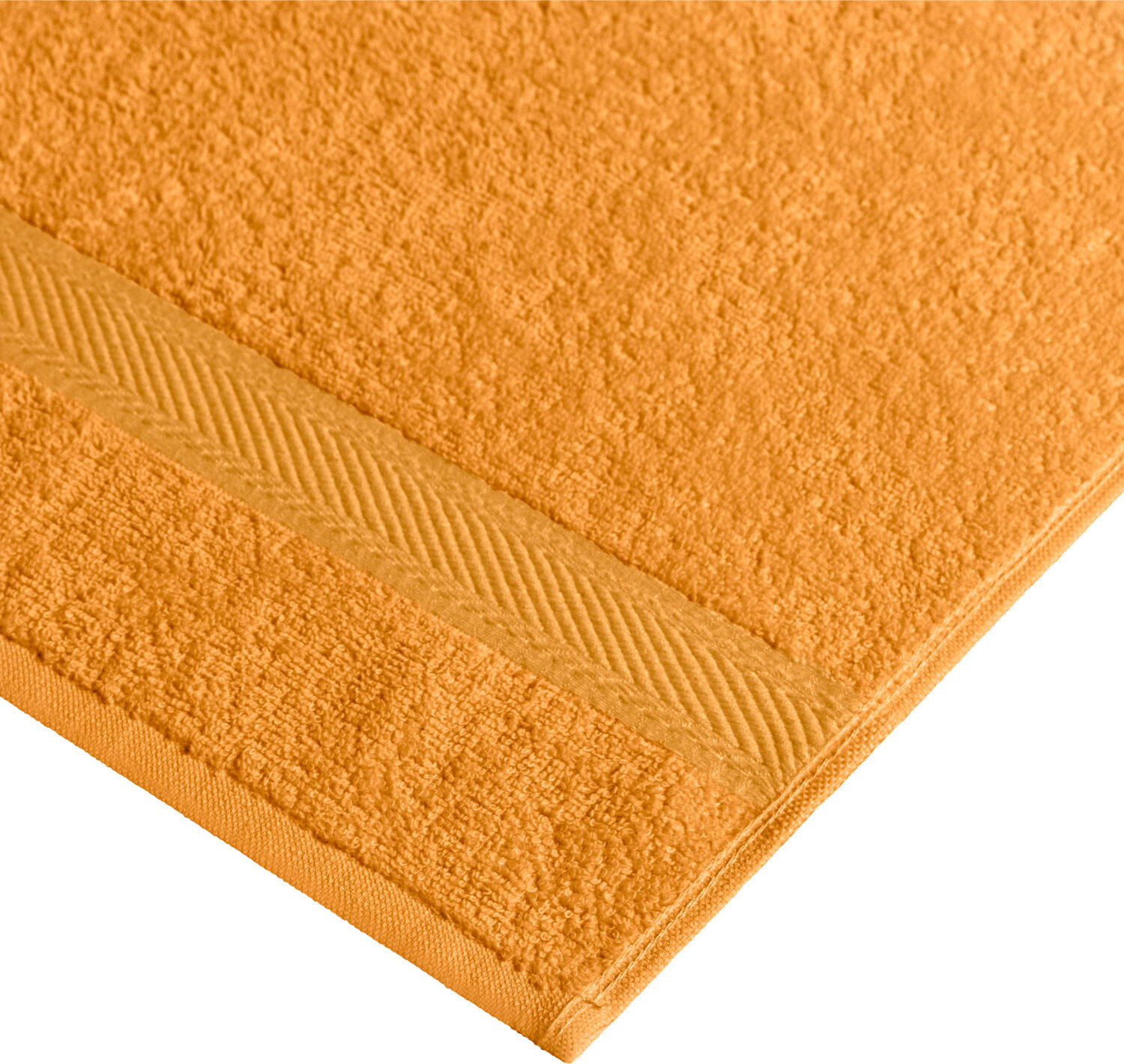 Prosop de mana ERWIN M. Bermuda 2.0, 100% bumbac terry, 50x100 cm, 450 g/m², OEKO-TEX Standard 100, Portocaliu