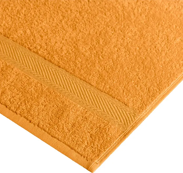 Prosop de mana ERWIN M. Bermuda 2.0, 100% bumbac terry, 50x100 cm, 450 g/m², OEKO-TEX Standard 100, Portocaliu