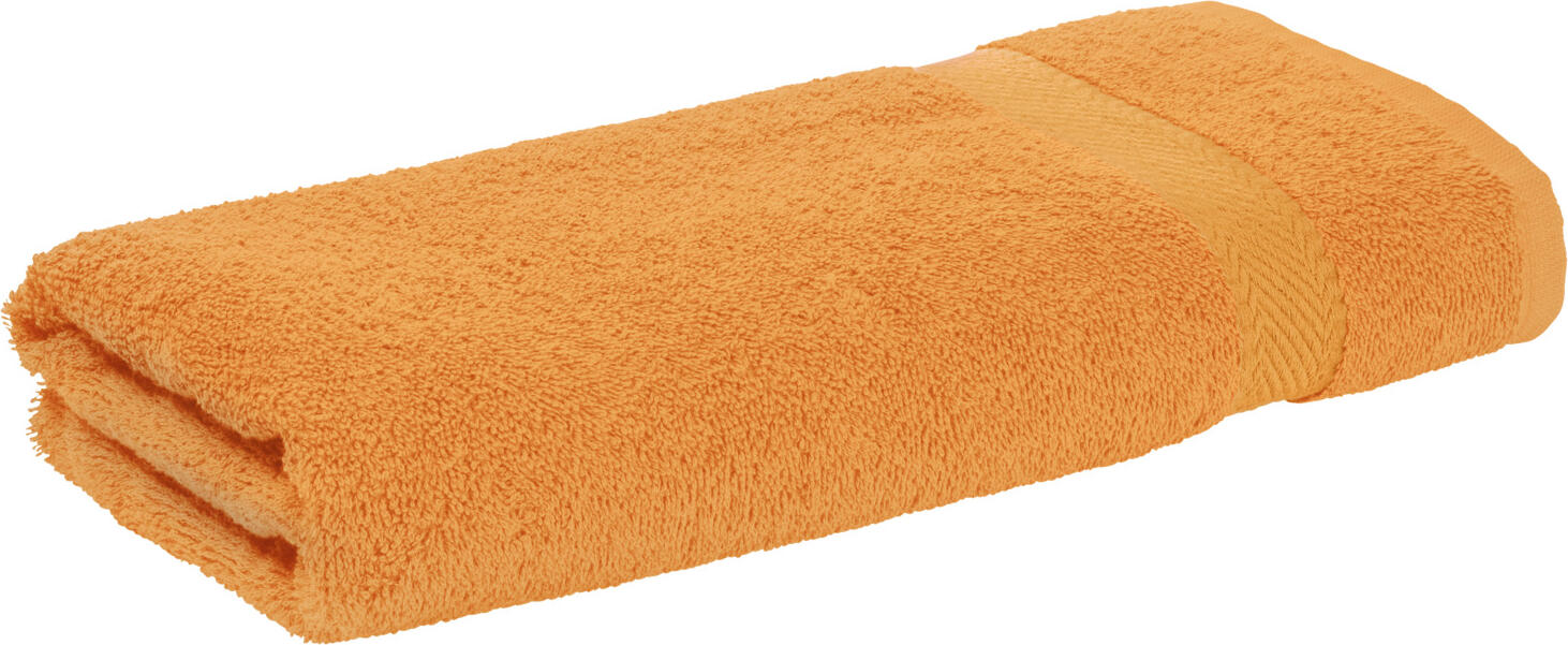 Prosop de mana ERWIN M. Bermuda 2.0, 100% bumbac terry, 50x100 cm, 450 g/m², OEKO-TEX Standard 100, Portocaliu