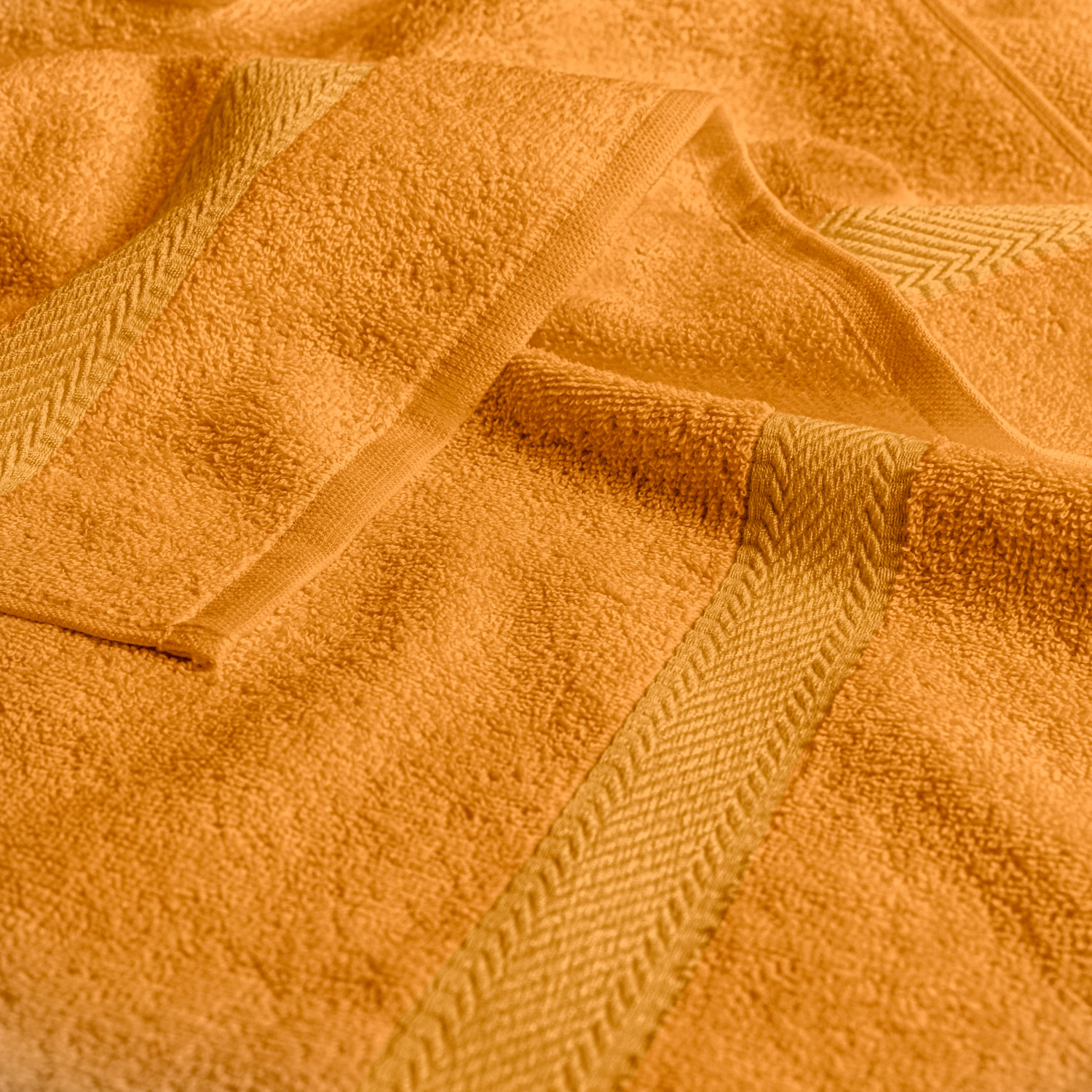 Prosop de mana ERWIN M. Bermuda 2.0, 100% bumbac terry, 50x100 cm, 450 g/m², OEKO-TEX Standard 100, Portocaliu
