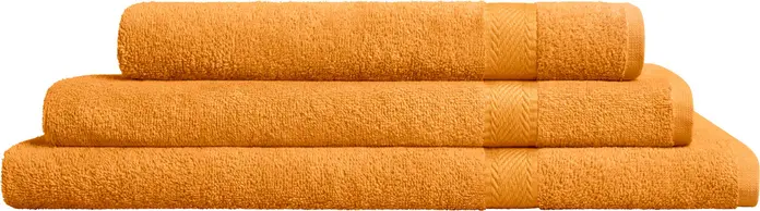 Prosop de mana ERWIN M. Bermuda 2.0, 100% bumbac terry, 50x100 cm, 450 g/m², OEKO-TEX Standard 100, Portocaliu