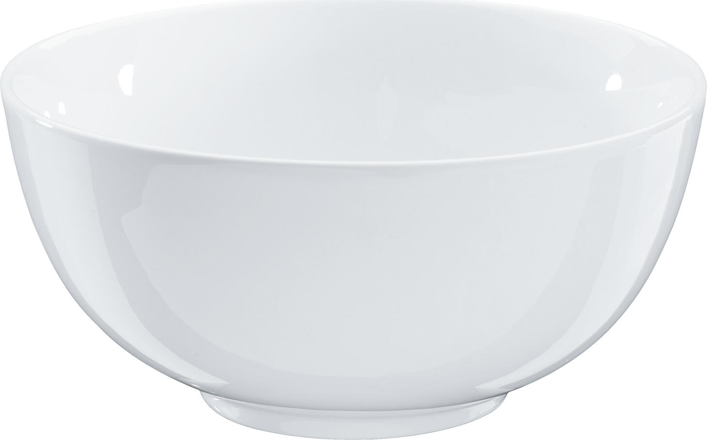 PULSIVA LUSINI Pola Porcelain Bowls, White Round Stackable Microwaveable and Dishwasher Safe Bowls Set, 320 ml