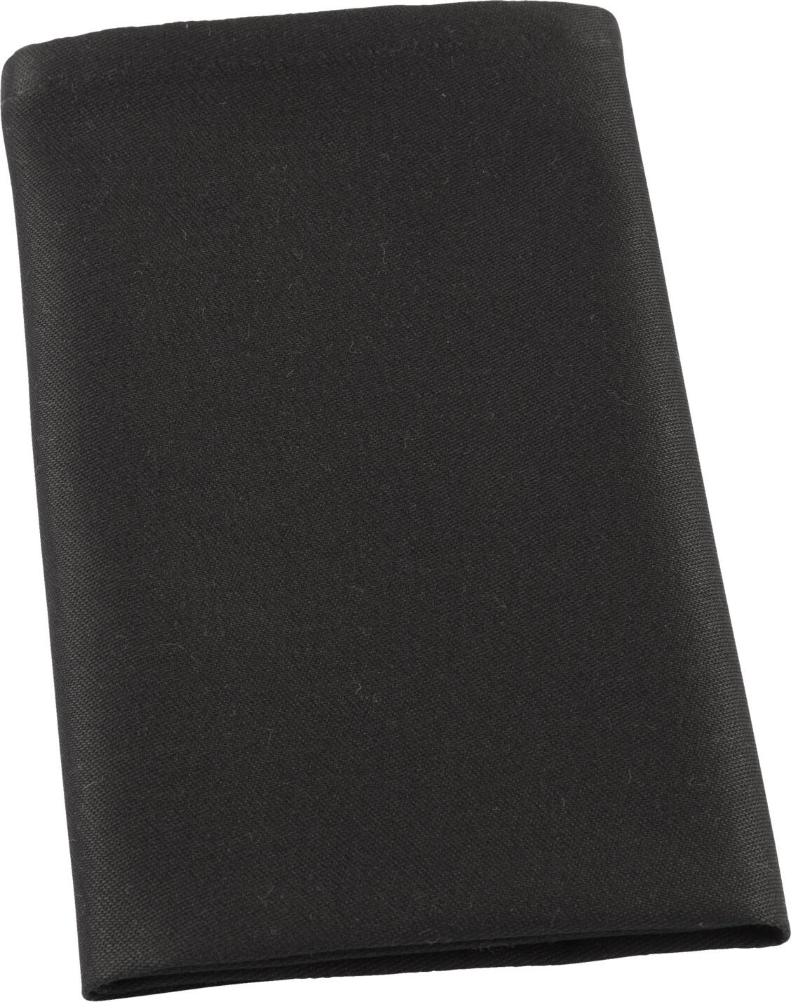 PULSIVA Oblia Cloth Napkins, Set of 48 Pieces, 40x40 cm, Black, Blended Fabric Polyester and Cotton, Durable and Easy Iron