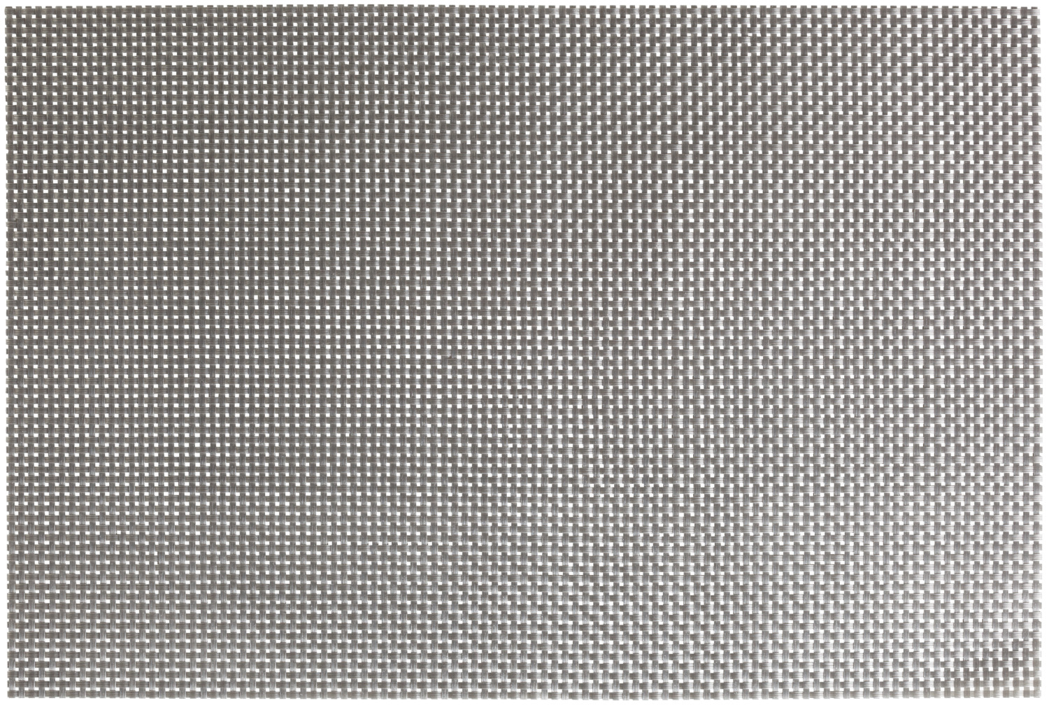 PULSIVA Utah 104182 Rectangular Woven Placemats, Grey, PVC and Polyester, 30 x 45 cm, Wipeable and Food-Safe, Set of 4