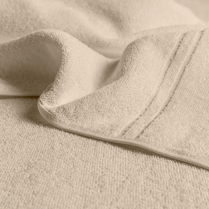 LUSINI Dina Hand Towel, 100% Cotton Twisted Terry, 50x100 cm, 500 g/m², Extra Absorbent and Durable, OEKO-TEX Standard 100 Certified