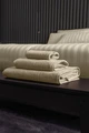 LUSINI Dina Hand Towel, 100% Cotton Twisted Terry, 50x100 cm, 500 g/m², Extra Absorbent and Durable, OEKO-TEX Standard 100 Certified