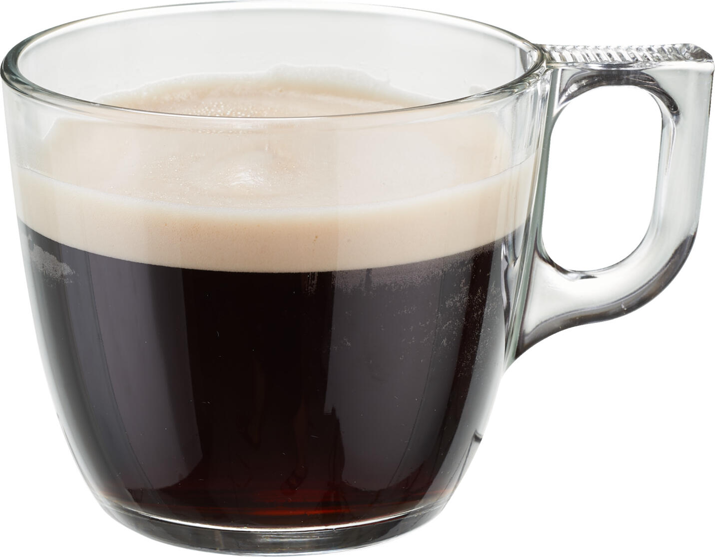Set de 6 cești de cafea Arcoroc Galicia, 220 ml din sticlă securizată, transparente, robuste cu perete gros, rezistente la mașina de spălat, 10.7x7.1 cm