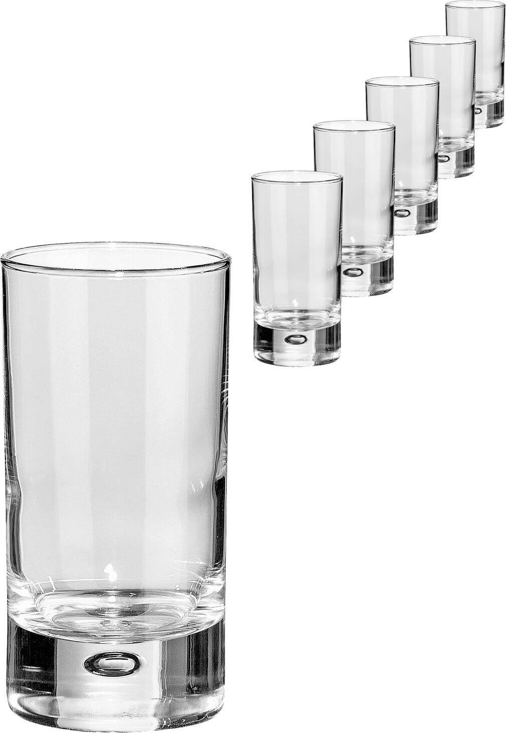 Pasabahçe Pasabahce Cam Sanayii ve Tic. A.S. Sisecam Genel Merkezio Shot glass Centra Schnapsglas Centra Shot glass Centra; 95 ml, 4.6x9 cm (ØxH); transparent; 6 piece / pack Schnapsglas Centra; 95 ml, 4.6x9 cm (ØxH); transparent; 6 Stück / Pack Mini glass with ice bottom. Dishwasher safe. Mini-Glas mit Eisboden. Spülmaschinenfest.