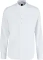 Jobeline Lani Men's Long Sleeve Service Shirt, Regular Fit, Cotton-Polyester Blend, Easy-Iron, White, Size 39/40