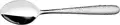 VEGA Martello Dessert Spoon Set of 12, 18/10 Chrome-Nickel Stainless Steel, Mirror Polished, Hammered Relief Handle, 18.1 cm, Silver