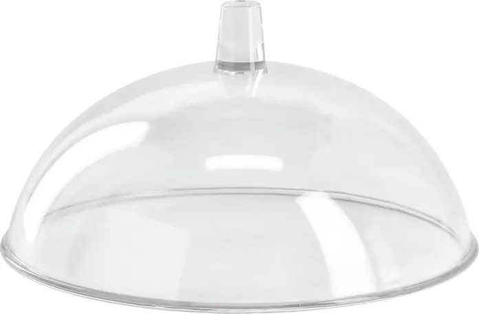 VEGA Aletta Mini Cloches, Polycarbonate, Transparent, 11.2x5.6 cm, BPA Free, Dishwasher Safe, Set of 3 Pieces