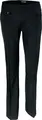 Jobeline Calla Women's Service Trousers, Regular Fit Straight Leg, Crease-Resistant Polyester Wool Blend, Black, Size 36