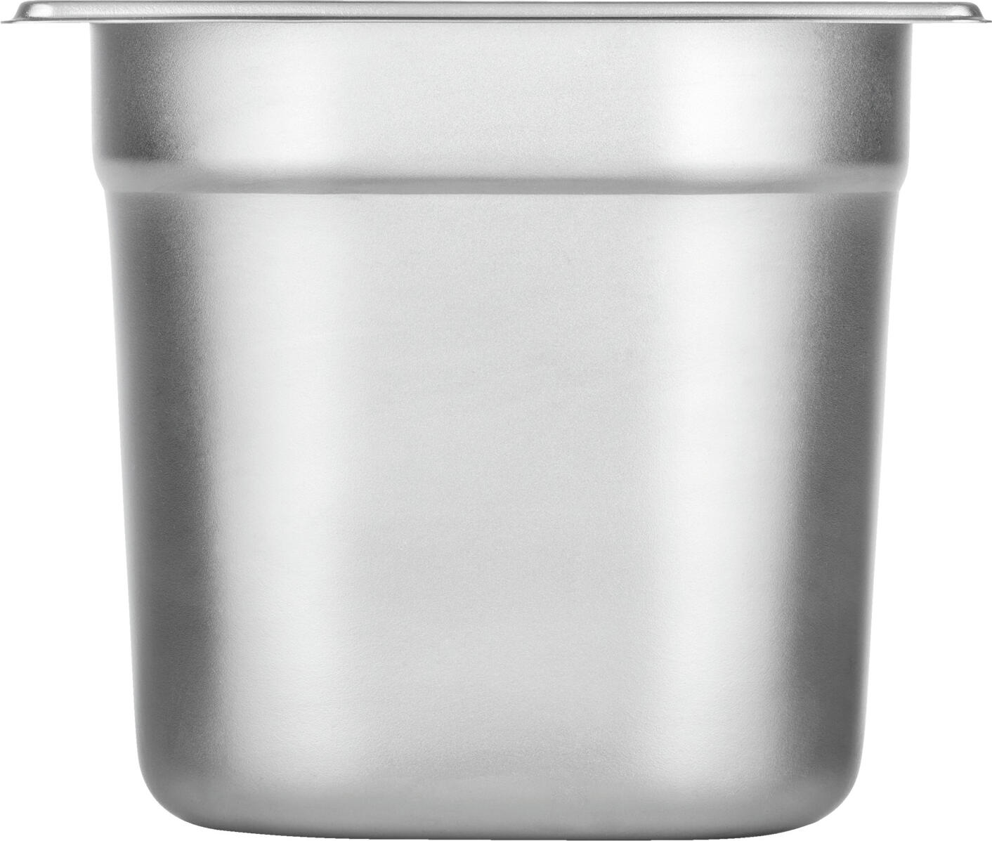 Containere GN 1/2 Pulsiva Basic din otel inoxidabil, capacitate 9.5L, grosime 0.7mm, rezistent la rugină, argintiu, i 20070056
