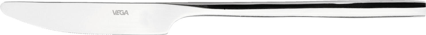 Cutit de Desert VEGA Liverpool 19.5 cm, Otel Inoxidabil Cromat 13/0 Lustruit Oglinda, Rezistent la Rugina, Maner Rotund, Compatibil cu Masina de Spalat Vase