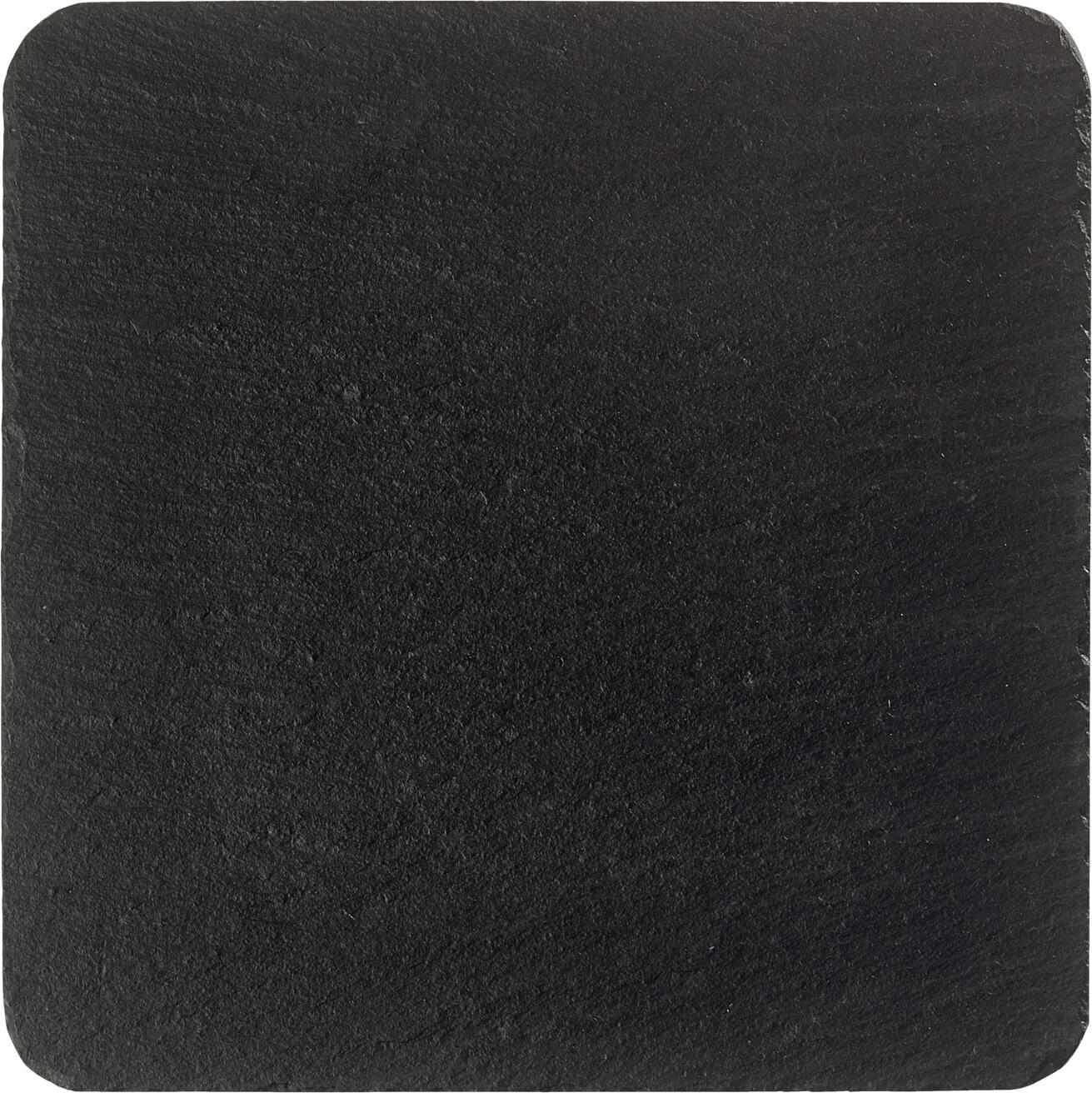 VEGA Colwood Square Natural Slate Plate, Black Food-Safe Serving Platter for Buffet and Presentation, 12.8 x 12.8 x 0.5 cm