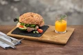 VEGA Colwood Square Natural Slate Plate, Black Food-Safe Serving Platter for Buffet and Presentation, 12.8 x 12.8 x 0.5 cm