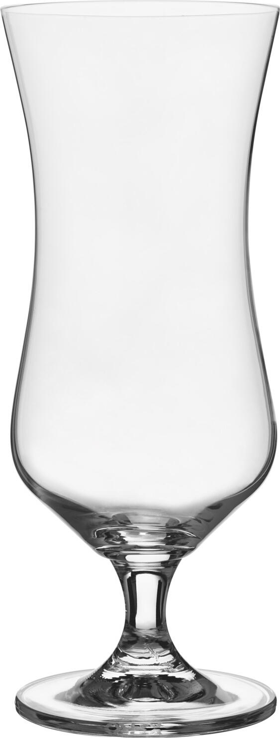 VEGA Stella Cocktail Glass Set of 6, 420 ml Crystal Glass, Transparent, Dishwasher Safe, 20 cm Height