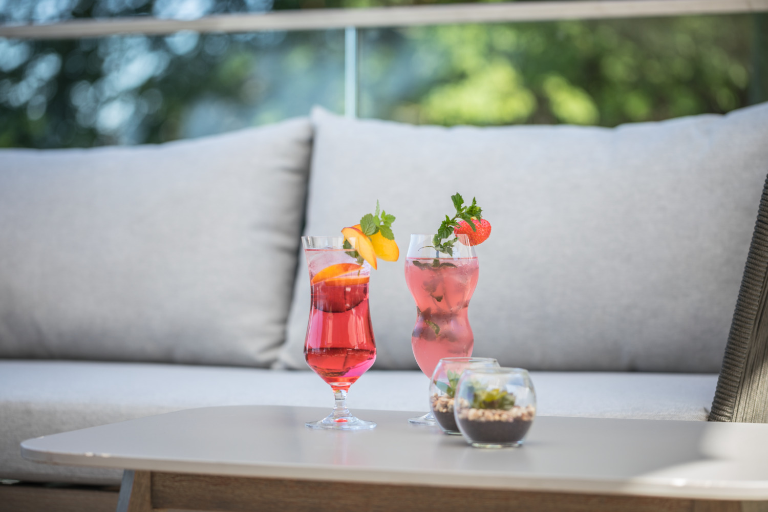 VEGA Stella Cocktail Glass Set of 6, 420 ml Crystal Glass, Transparent, Dishwasher Safe, 20 cm Height