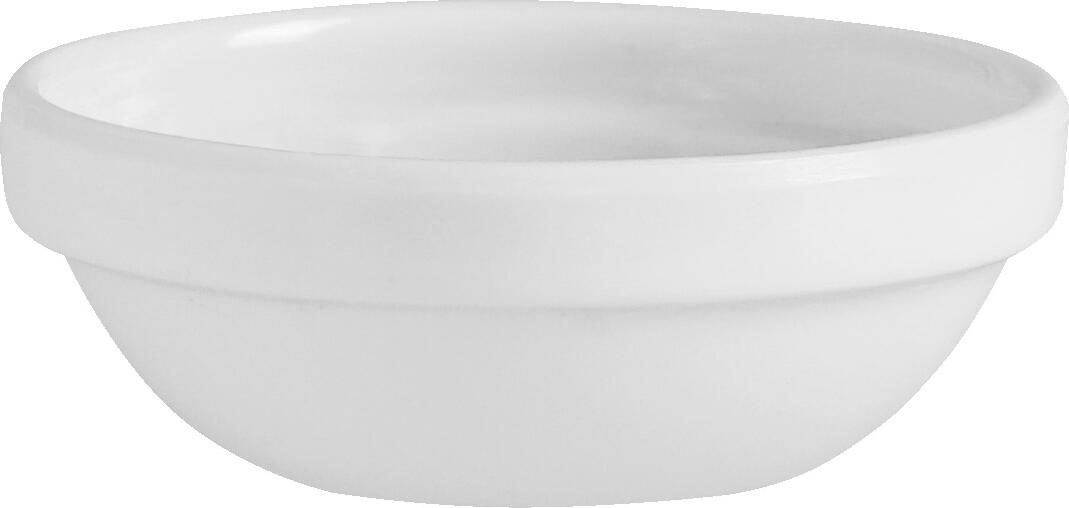 VEGA Buffet Dish Sektion, White Melamine Round Bowls, 35ml, 6cm Diameter, Break Resistant and Dishwasher Safe, Set of 6