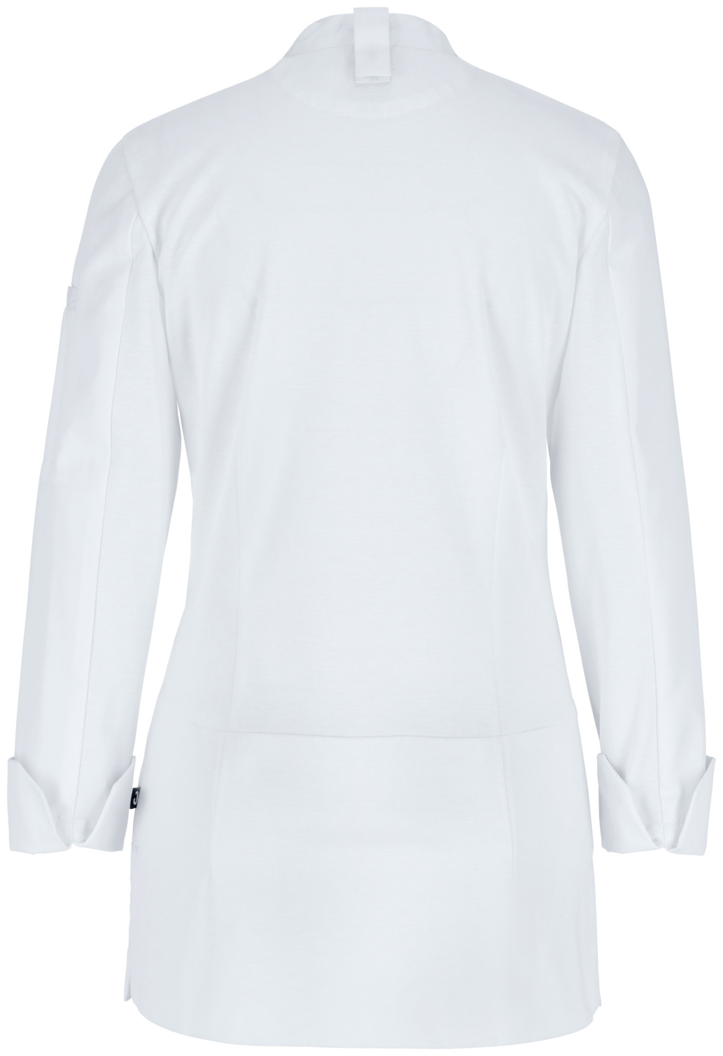Jobeline Raphael Women's Chef's Jacket, Long-Sleeved, White, Size 34, 65% Polyester 35% Cotton, Breathable Piqué Back, OEKO-TEX Standard 100