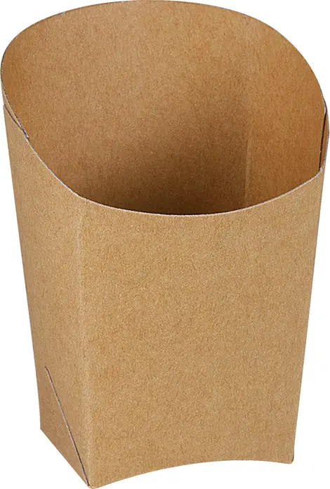 WIMEX Wrap Cup with Fat Barrier for Wraps and Tortillas, Brown Kraft Paper, Biodegradable & Compostable, Heat Resistant -40°C to +180°C, 50 Piece Pack