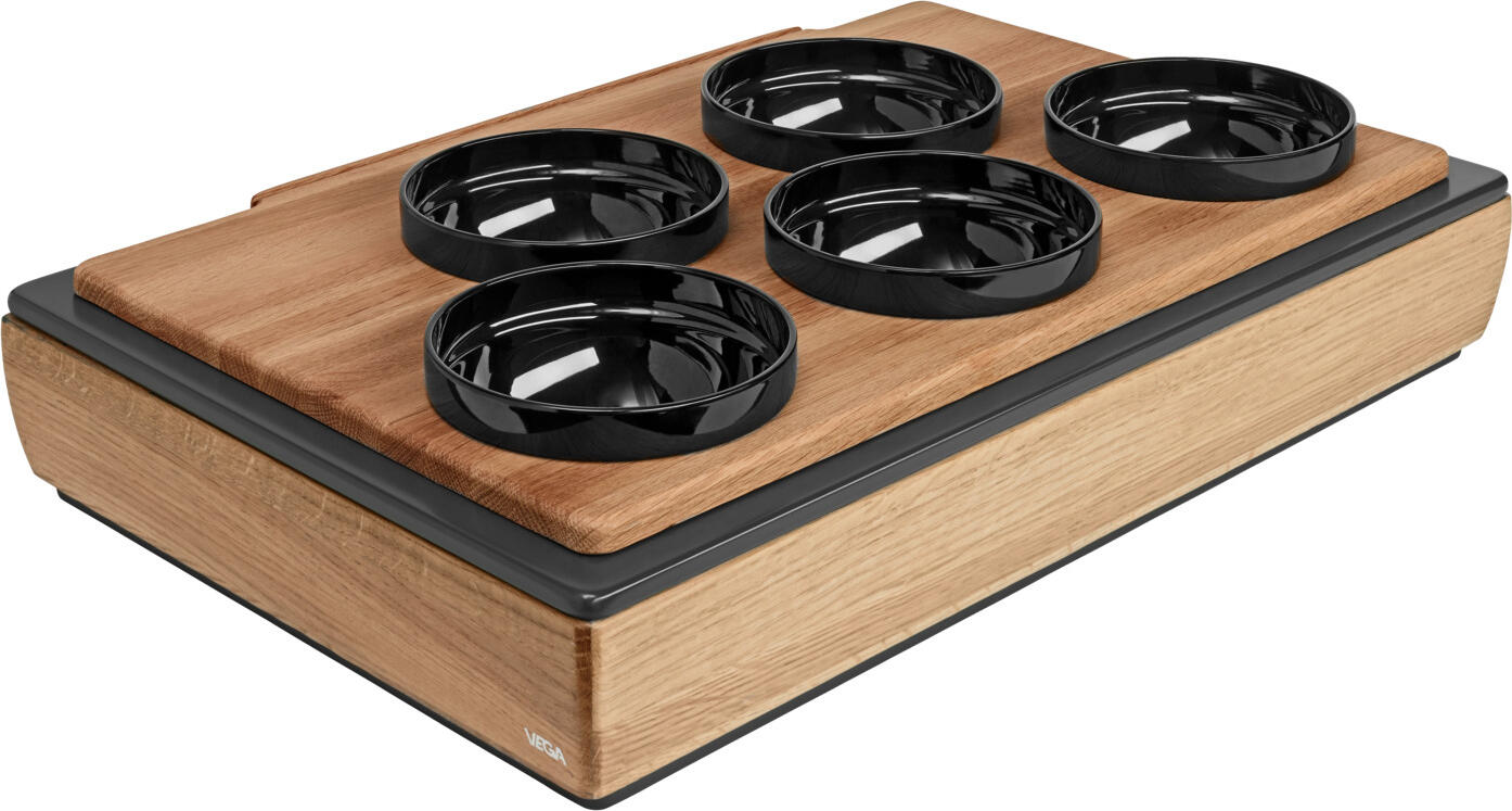 VEGA LUSINI Solutions GmbH Buffet dish Sektion Buffetschale Sektion Buffet dish Sektion; 500 ml, 14x6.5 cm (ØxH); black; round Buffetschale Sektion; 500 ml, 14x6.5 cm (ØxH); schwarz; rund Bowl made of melamine. Particularly durable and hard-wearing due to high impact and break resistance. Application range between -30   °C to +70   °C. Stackable and dishwasher safe. Not cut resistant. Schale aus Melamin. Besonders langlebig und strapazierfähig durch hohe Stoß- und Bruchfestigkeit. Einsatzbereich zwischen -30 °C bis +70 °C. Stapelbar und spülmaschinenfest. Nicht schnittfest.