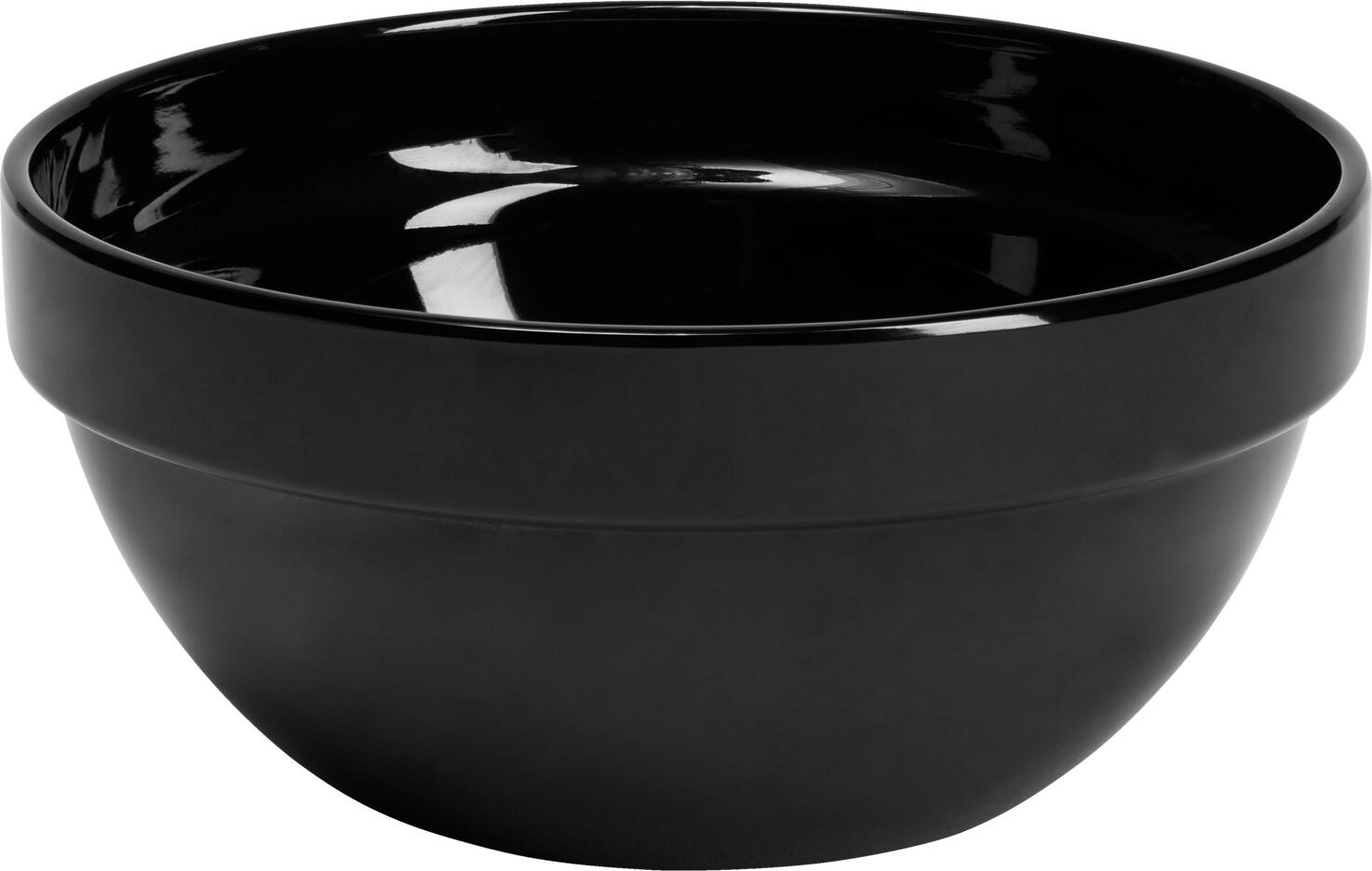VEGA LUSINI Solutions GmbH Buffet dish Sektion Buffetschale Sektion Buffet dish Sektion; 500 ml, 14x6.5 cm (ØxH); black; round Buffetschale Sektion; 500 ml, 14x6.5 cm (ØxH); schwarz; rund Bowl made of melamine. Particularly durable and hard-wearing due to high impact and break resistance. Application range between -30   °C to +70   °C. Stackable and dishwasher safe. Not cut resistant. Schale aus Melamin. Besonders langlebig und strapazierfähig durch hohe Stoß- und Bruchfestigkeit. Einsatzbereich zwischen -30 °C bis +70 °C. Stapelbar und spülmaschinenfest. Nicht schnittfest.