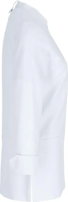 Jobeline Raphael Women's Chef Jacket, Long-Sleeved White Service Jacket, 65% Polyester 35% Cotton, Piqué Back and Underarms, Size 48