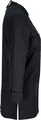 Jobeline Raphael Women's Long-Sleeved Chef Jacket, 65% Polyester 35% Cotton, Slim Fit, Breathable Piqué Back, Black, Size 44