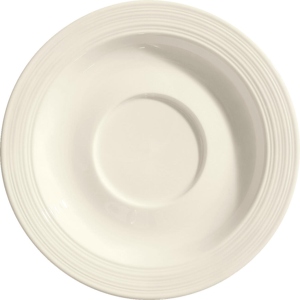 VEGA LUSINI Solutions GmbH Latte saucer Skyline Milchkaffee-Untertasse Skyline Latte saucer Skyline; 16.5 cm (Ø); cream white; round; 6 piece / pack Milchkaffee-Untertasse Skyline; 16.5 cm (Ø); cremeweiß; rund; 6 Stück / Pack Cream colored bone china milk coffee saucer with relief. Modern design. High resistance. Brilliant glaze. Dishwasher safe and microwaveable. Cremefarbene Milchkaffee-Untertasse aus Bone-China mit Relief. Modernes Design. Hohe Widerstandsfähigkeit. Brillante Glasur. Spülmaschinenfest und mikrowellengeeignet.