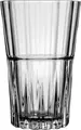 Set de 4 pahare pentru cocktail Pasabahce Sword Crystallin, 345 ml, sticla cristal cu relief canelat, transparente