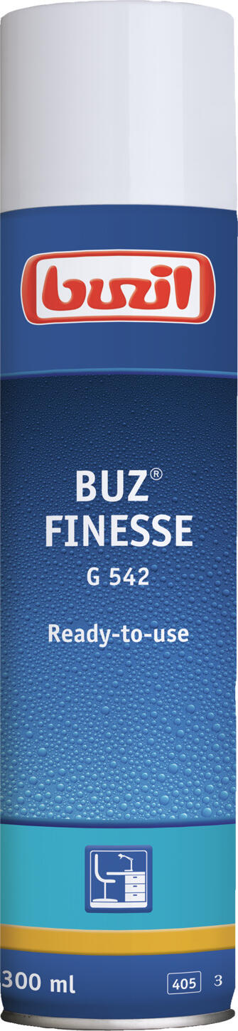Спрей для ухода за мебелью Buzil BUZ FINESSE G 542 Artless, 300 мл аэрозоль для пластика под дерево и чувствительных поверхностей