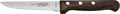 Tramontina Vega Picanha Steak Knife Set of 12, 23.5 cm Stainless Steel 13/0 Mirror Polished Blade, Brown Polywood Handle, Dishwasher Safe
