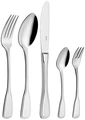 VEGA Spaten Table Spoon Set of 12, 18/10 Chrome-Nickel Stainless Steel, Mirror Polished, Silver, 19.8 cm