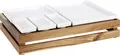 APS Superbox Acacia Wood Buffet Box, GN 1/1 Standard, 55.5 x 35 x 10.5 cm, Stackable and Reversible Design for Professional Gastronomy