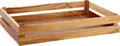 APS Superbox Acacia Wood Buffet Box, GN 1/1 Standard, 55.5 x 35 x 10.5 cm, Stackable and Reversible Design for Professional Gastronomy