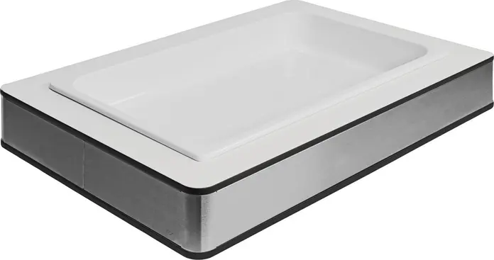 Гастроемкость GN 1/1 VEGA из меламина, Белая, контейнер Gastronorm 7.1 л, ударопрочный и небьющийся, подходит для посудомоечной машины, 53 x 32.5 x 6.5 см