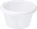 Bol pentru dip APS Assheuer + Pott Casual, Vas Rotund Conic din Melamină pentru Sosuri, 80 ml, Diametru 7.8 cm, Înălțime 4.5 cm, Alb, Stivuibil și Durabil, Compatibil cu Mașina de Spălat Vase