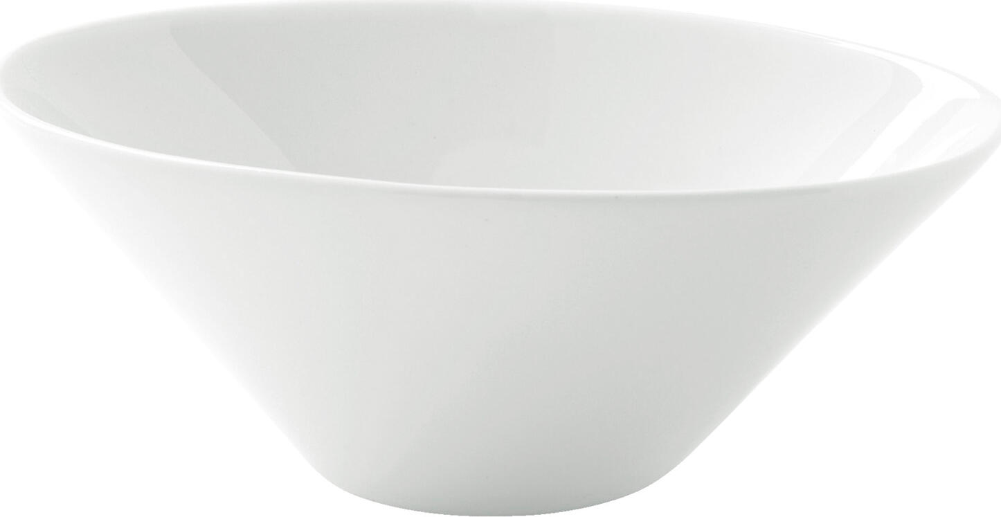 Set de 6 boluri mici ovale din porțelan VEGA Eos, Alb, 195 ml, rezistente la mașina de spălat vase și cuptor cu microunde