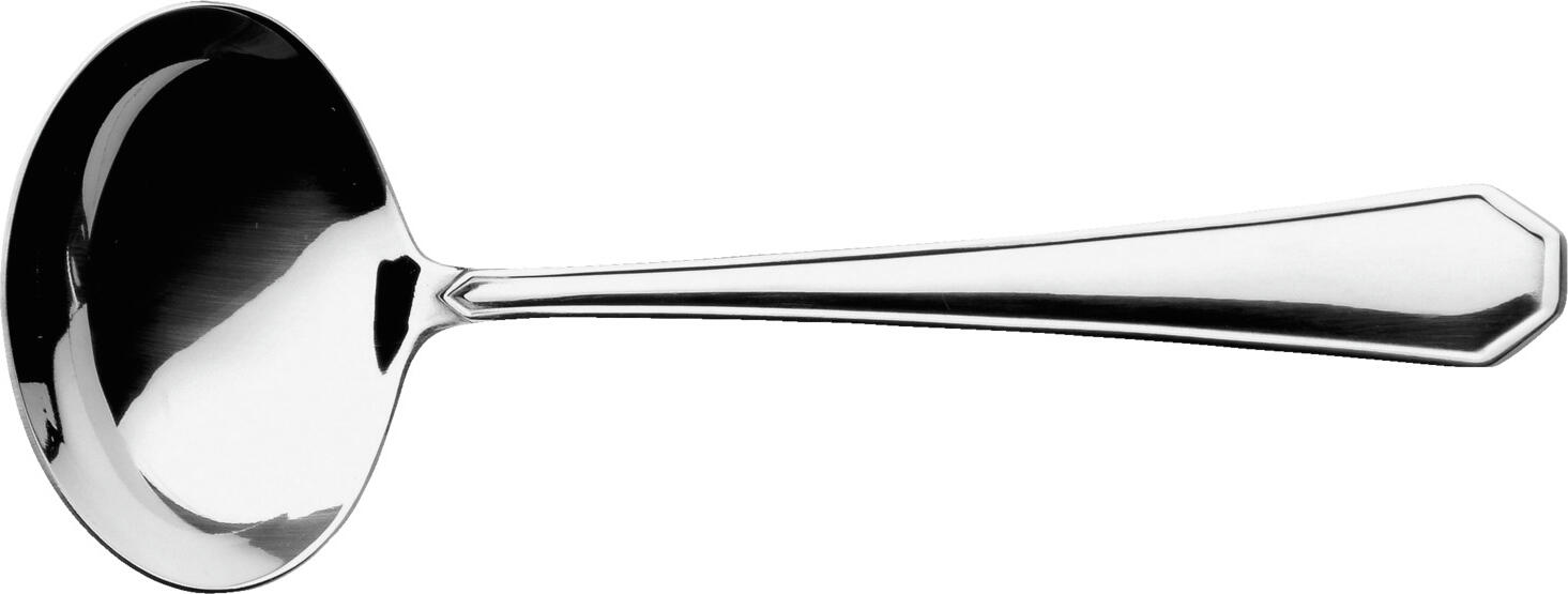 VEGA Tunis Sauce Spoon, 18/10 Chrome-Nickel Stainless Steel, Mirror Polished, 16.8 cm, Silver