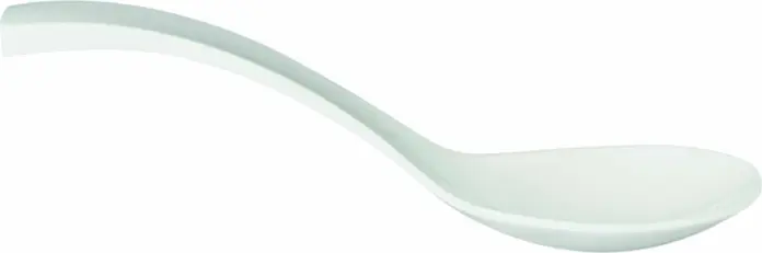 APS Salad Spoon 84035, White Melamine Serving Spoon, 24 cm, Dishwasher Safe, for Buffet and Catering