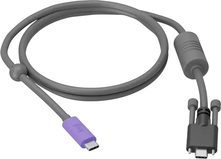 Kit de conectare Logitech Extend USB-C BYOD pentru videoconferinte, extensie 100m prin cablu Cat5e/6/6a, Negru, Set de 6 piese